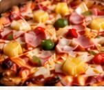 Heavy Hawaiian pizza